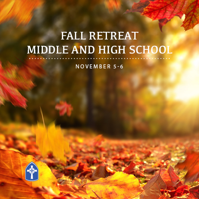 Fall Retreat for Middle and High School Students

Mark your calendar for November 5&6 at Pyoca in Brownstown, Indiana! Learn more and register here.
